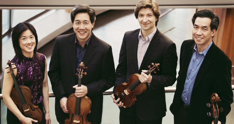 The Ying Quartet performing at Bowdoin Music Festival