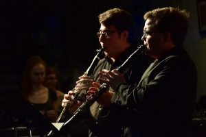 Two clarinet fellows perform at the Bowdoin International Music Festival