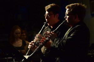 Two clarinet fellows perform at the Bowdoin International Music Festival