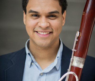 Headshot of bassoon fellow Steven Palacio