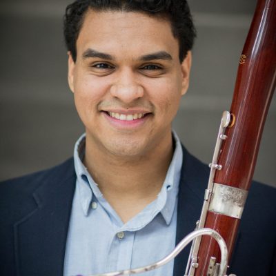 Headshot of bassoon fellow Steven Palacio