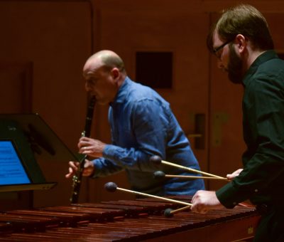 Percussionist Luke Rinderknecht