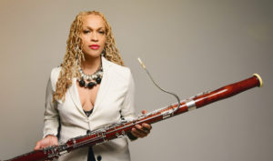 Photo of bassoonist Monica Ellis
