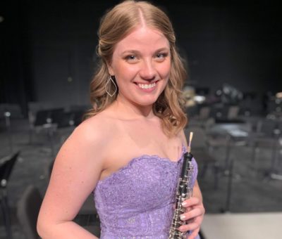 Photo of oboe Fellow Natalie Feldpausch.