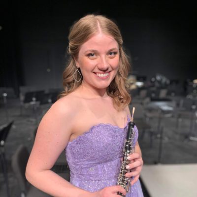 Photo of oboe Fellow Natalie Feldpausch.
