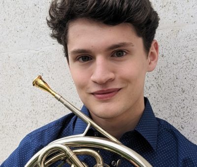 Photo of horn fellow Daniel Halstead.