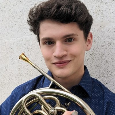 Photo of horn fellow Daniel Halstead.