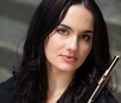 Photo of flute fellow Isabelle Jamois.