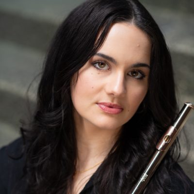 Photo of flute fellow Isabelle Jamois.