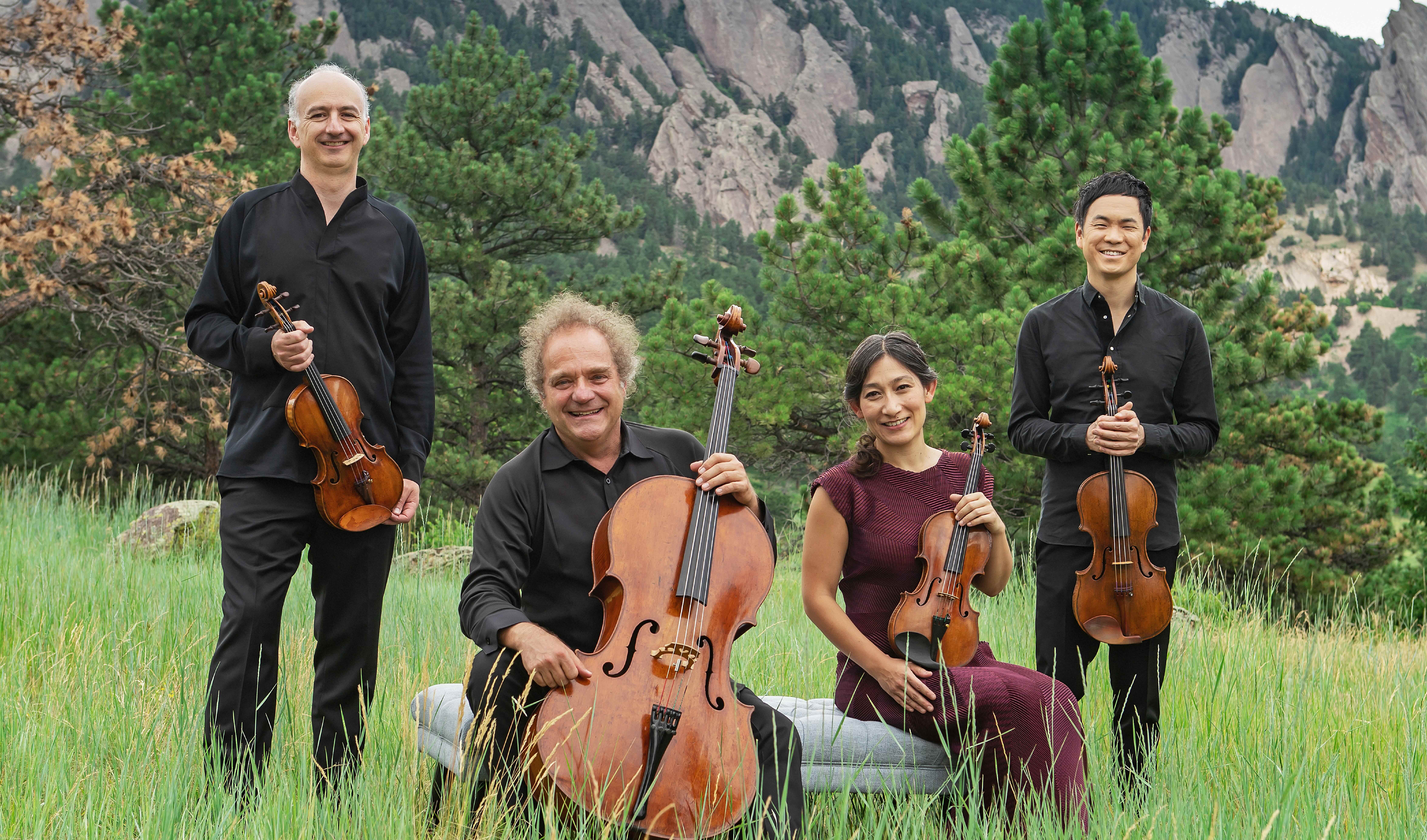 Photo of the Takacs Quartet