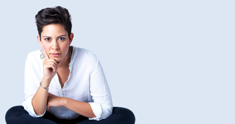 Photo of composer Elizabeth Ogonek.