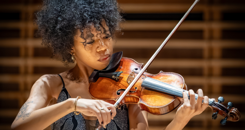 Young Artist Performing