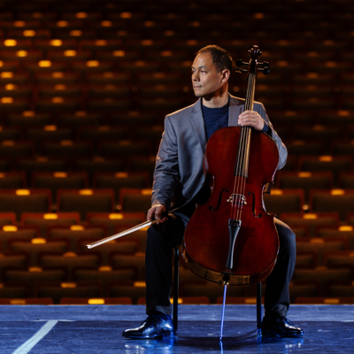 Photo of cellist Bion Tsang